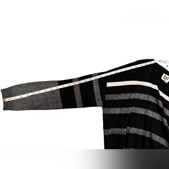 Planet By LaurenG Sweater Pima Cotton Glitter Girl Crewneck One size - Picture 10 of 15